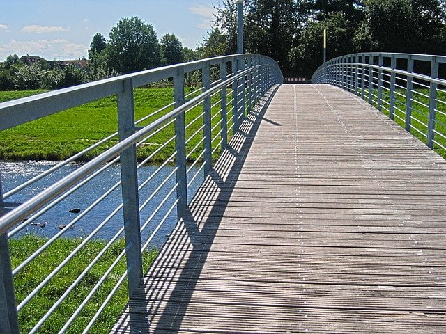 Bridge over a stream